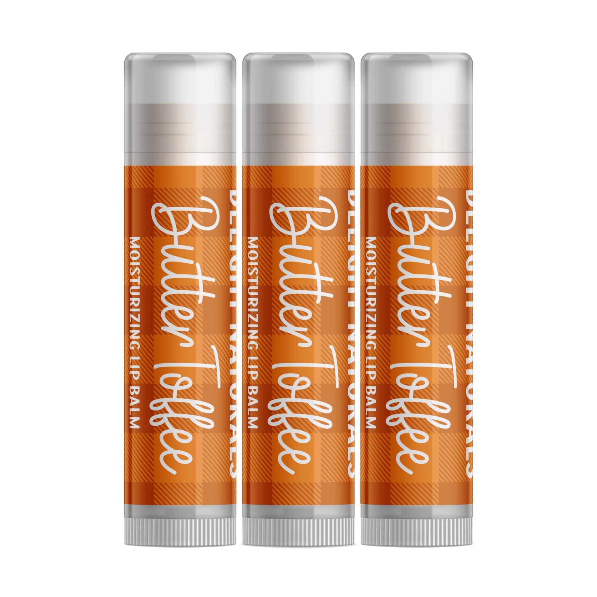 Delight Naturals Butter Toffee Lippenbalsam - Dreierpack von Etsy - DelightNaturals