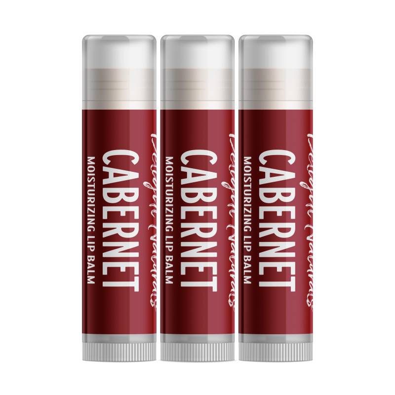 Delight Naturals Cabernet Wein Lippenbalsam - Dreierpack Delight Naturals Cabernet Wein Lippenbalsam - Dreierpack von Etsy - DelightNaturals