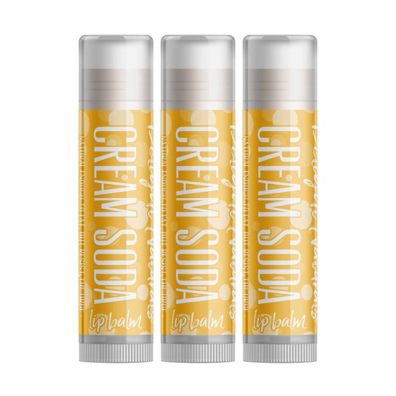 Delight Naturals Cream Soda Lippenbalsam - Dreierpack Delight Naturals Cream Soda Lippenbalsam - Dreierpack von Etsy - DelightNaturals