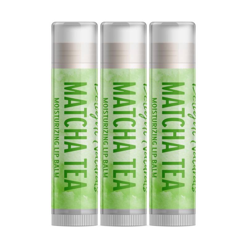 Delight Naturals Matcha Tee Lippenbalsam - Dreierpack von Etsy - DelightNaturals
