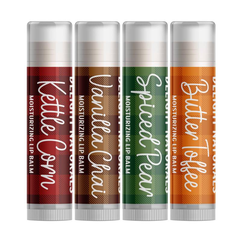 Delight Naturals Herbst Flanells Lippenbalsam Set Delight Naturals Herbst Flanells Lippenbalsam Set von Etsy - DelightNaturals