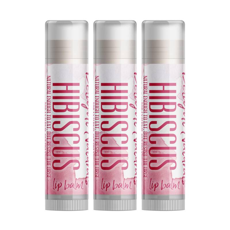 Delight Naturals Hibiskus Lippenbalsam - Dreierpack Delight Naturals Hibiskus Lippenbalsam - Dreierpack von Etsy - DelightNaturals