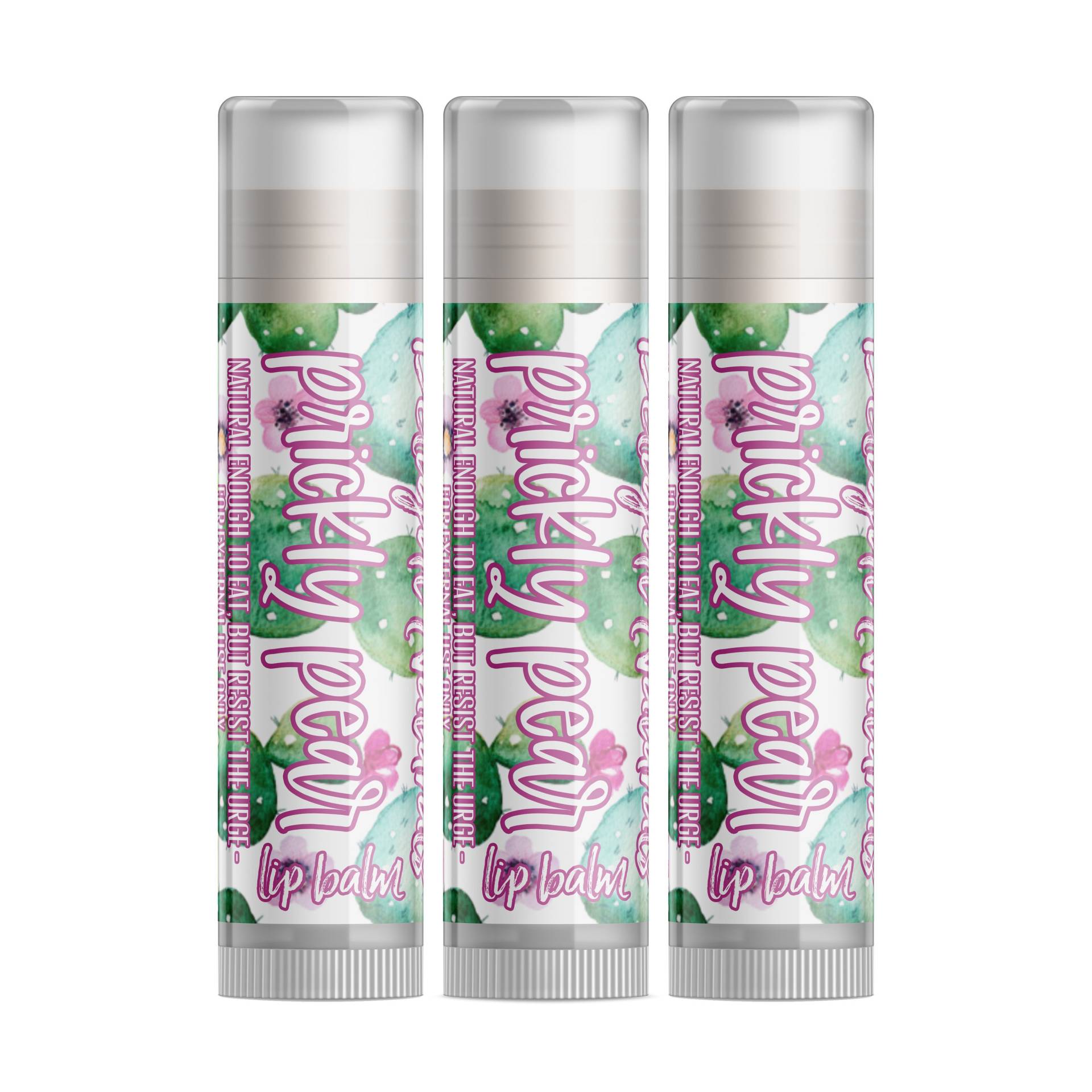 Delight Naturals Kaktusfeige Lippenbalsam - Dreierpack von Etsy - DelightNaturals