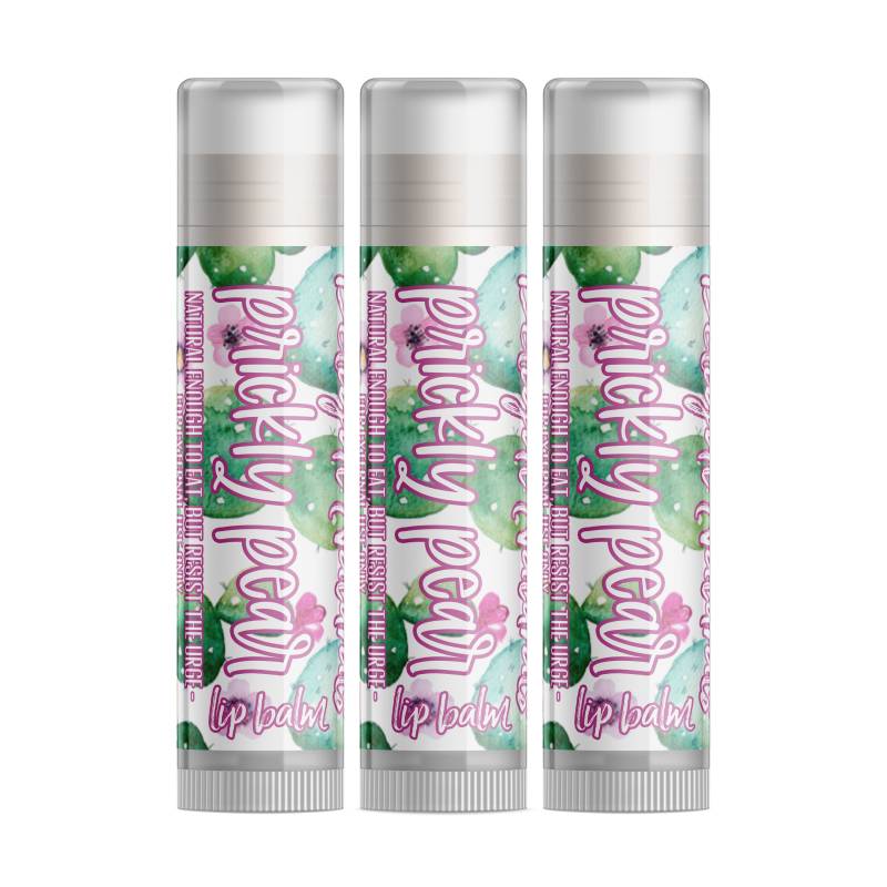 Delight Naturals Kaktusfeige Lippenbalsam - Dreierpack von Etsy - DelightNaturals
