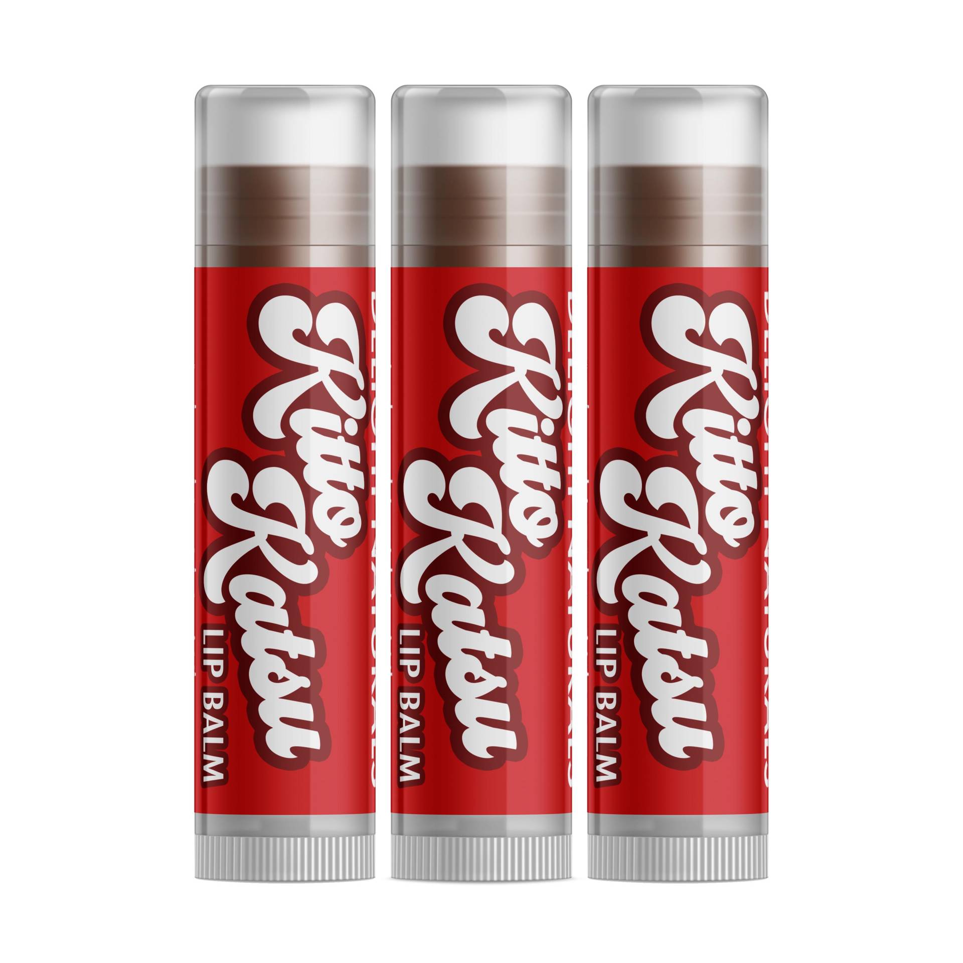 Delight Naturals Kitto Katsu Lippenbalsam - Dreierpack von Etsy - DelightNaturals