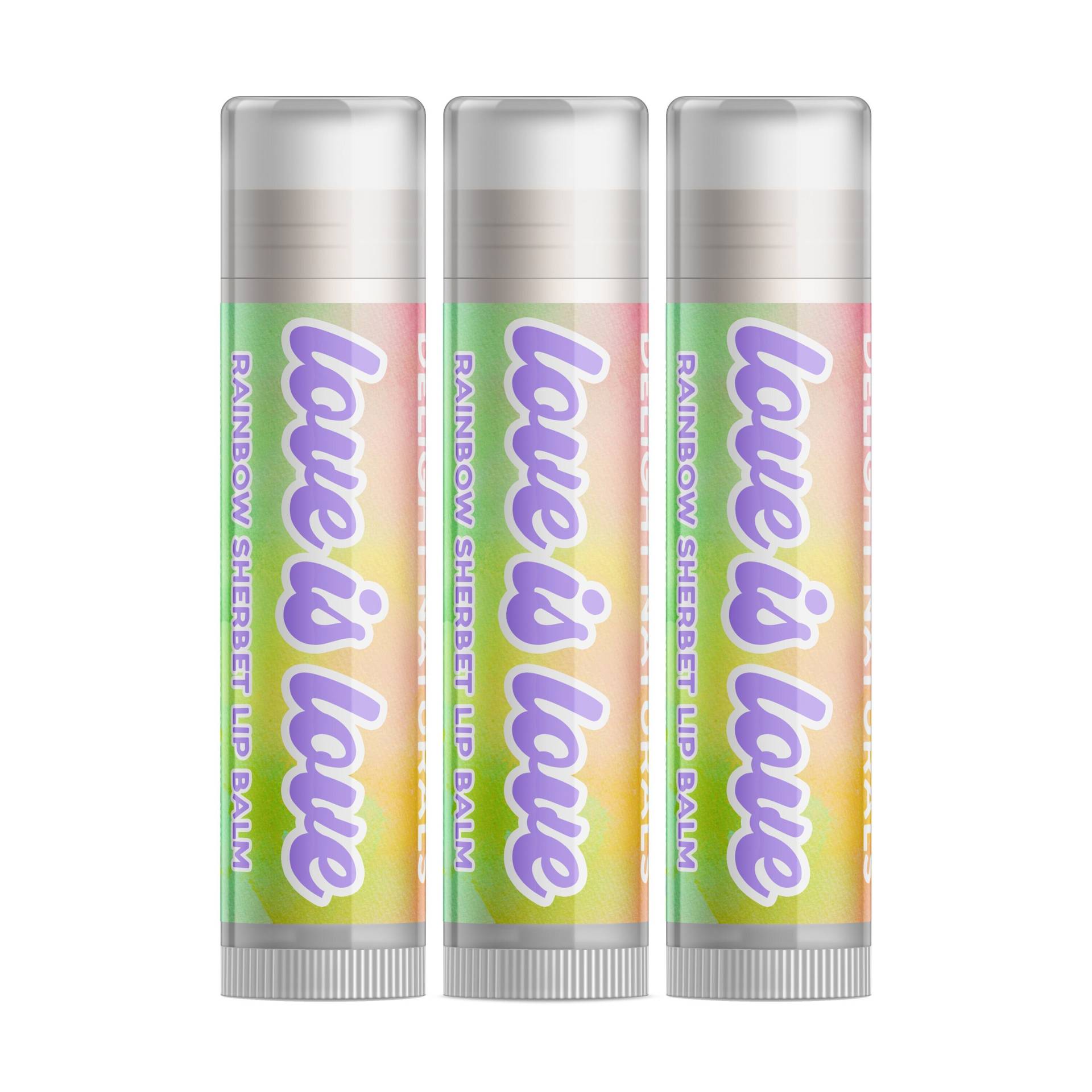 Delight Naturals Love Is - Pride Lippenbalsam Dreierpack von Etsy - DelightNaturals