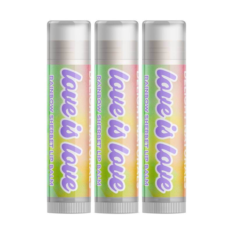 Delight Naturals Love Is - Pride Lippenbalsam Dreierpack Delight Naturals Love Is - Pride Lippenbalsam Dreierpack von Etsy - DelightNaturals