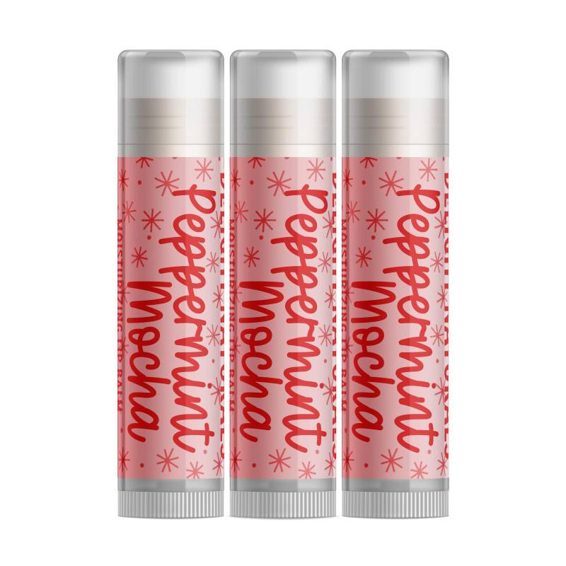 Delight Naturals Pfefferminz Mokka Lippenbalsam - Dreierpack von Etsy - DelightNaturals