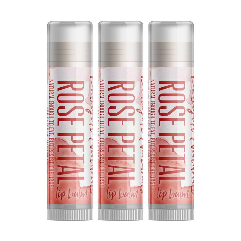 Delight Naturals Rosenblatt Lippenbalsam - Dreierpack Delight Naturals Rosenblatt Lippenbalsam - Dreierpack von Etsy - DelightNaturals