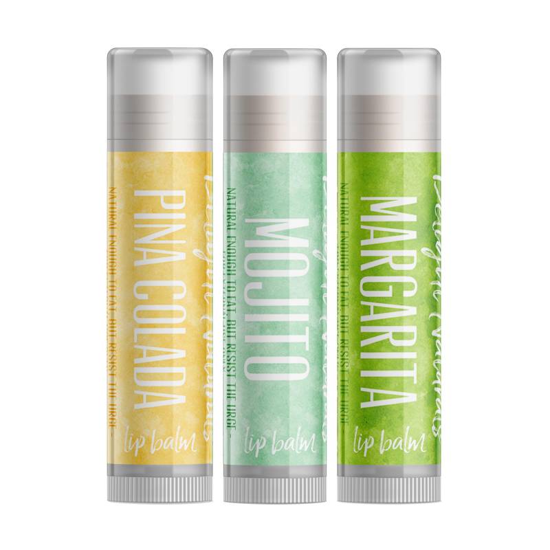 Delight Naturals Tropical Cocktails Lippenbalsam Set von Etsy - DelightNaturals