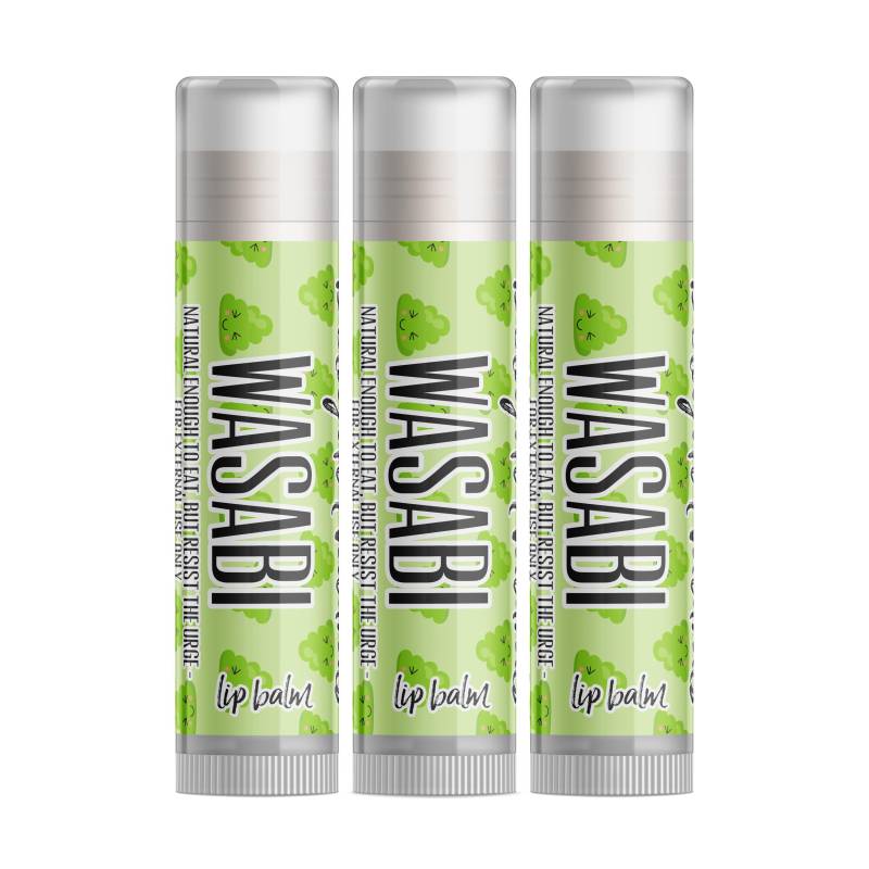 Delight Naturals Wasabi Lippenbalsam - Dreierpack Delight Naturals Wasabi Lippenbalsam - Dreierpack von Etsy - DelightNaturals