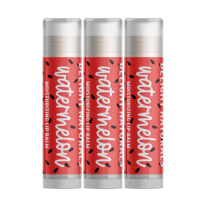 Delight Naturals Wassermelone Lippenbalsam - Dreierpack Delight Naturals Wassermelone Lippenbalsam - Dreierpack von Etsy - DelightNaturals