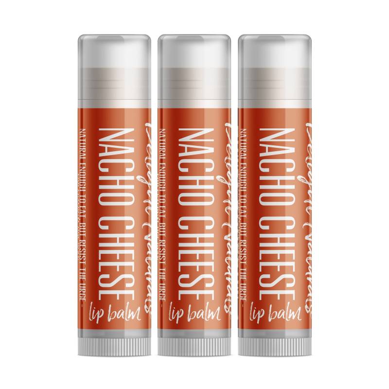 Delight Naturals Nacho Käse Lippenbalsam - Dreierpack von Etsy - DelightNaturals