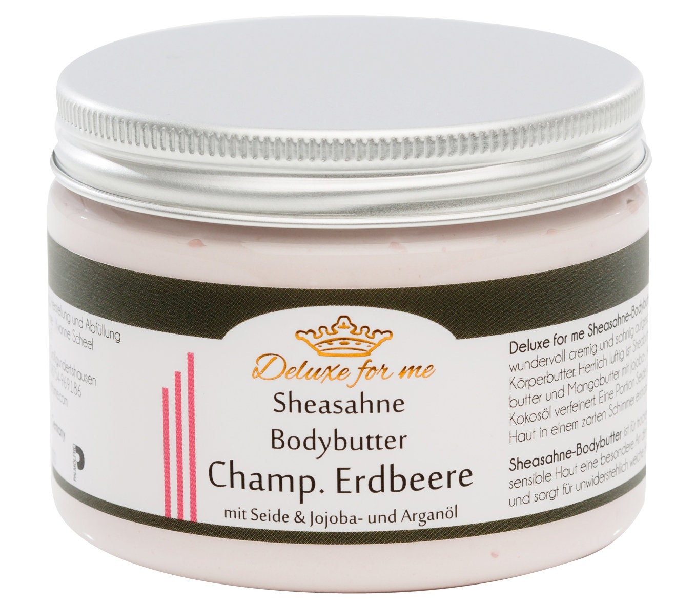 194.29Eur/1Kg Bodybutter - Sheasahne Champagner Erdbeere von Etsy - Deluxeforme