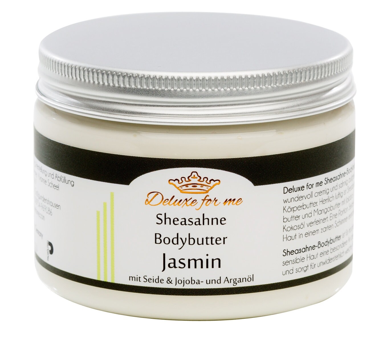 194.29Eur/1Kg Bodybutter - Sheasahne Jasmin 194.29Eur/1Kg Bodybutter - Sheasahne Jasmin von Etsy - Deluxeforme