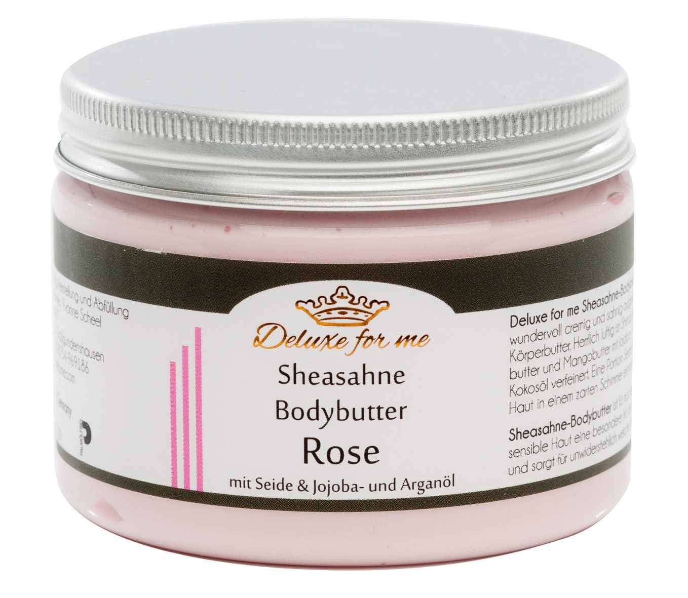 194.29Eur/1Kg Bodybutter - Sheasahne Rose 194.29Eur/1Kg Bodybutter - Sheasahne Rose von Etsy - Deluxeforme