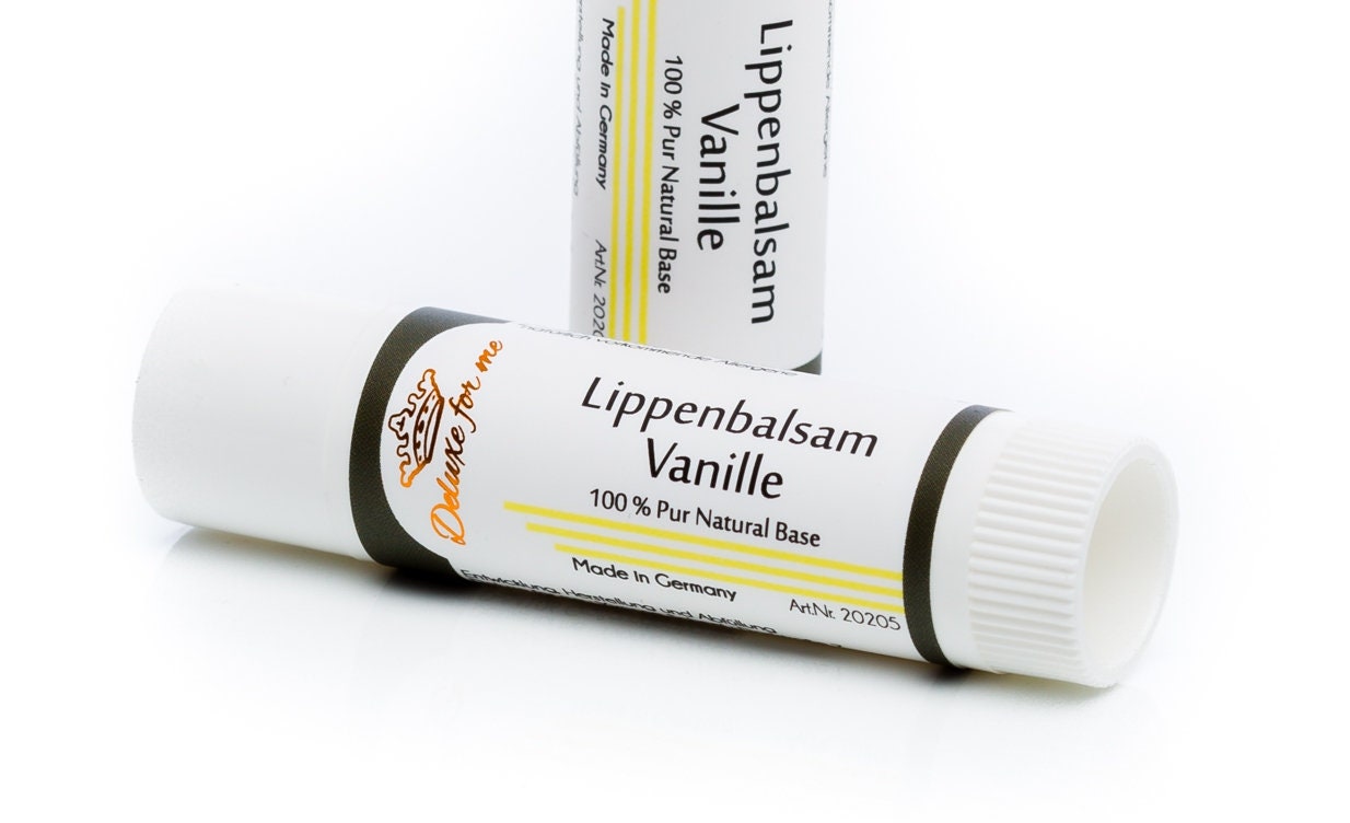 642.86Eur/1Kg Lippenbalsam Vanille 642.86Eur/1Kg Lippenbalsam Vanille von Etsy - Deluxeforme