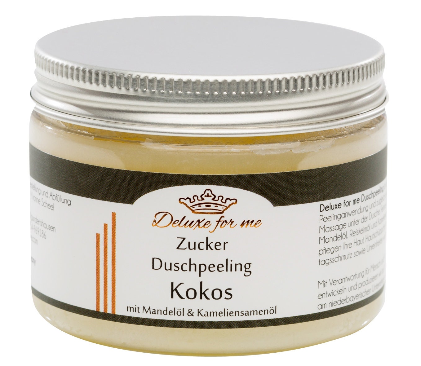 70.-Eur/1Kg Duschpeeling Kokos Duschmousse Zucker 70.-Eur/1Kg Duschpeeling Kokos Duschmousse Zucker von Etsy - Deluxeforme