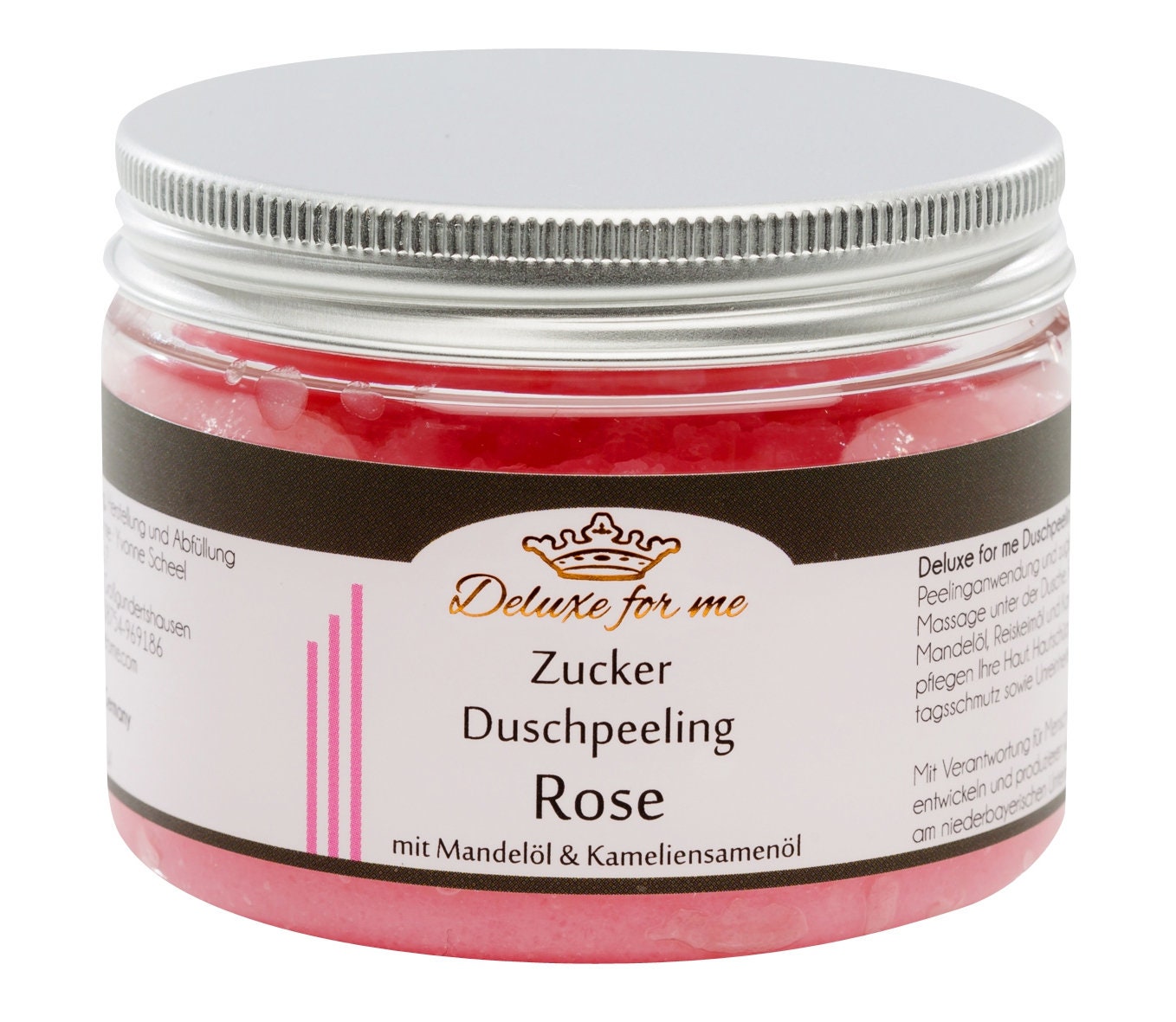 70.-Eur/1Kg Duschpeeling Rose Duschmousse Zucker 70.-Eur/1Kg Duschpeeling Rose Duschmousse Zucker von Etsy - Deluxeforme