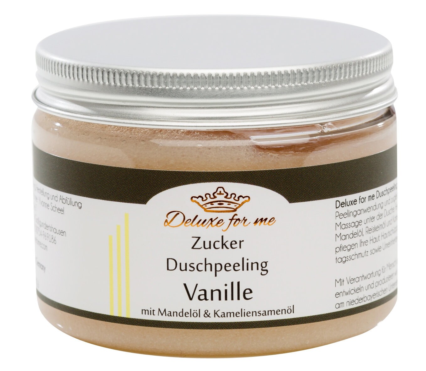 70.-Eur/1Kg Duschpeeling Vanille Duschmousse Zucker 70.-Eur/1Kg Duschpeeling Vanille Duschmousse Zucker von Etsy - Deluxeforme