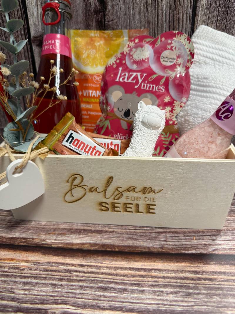 Balsam Für Die Seele - Wellnessbox, Geschenkbox Jeden Anlass, Bereit Zum Verschenken Balsam Für Die Seele - Wellnessbox, Geschenkbox Jeden Anlass, Bereit Zum Verschenken von Etsy - DerKleineService