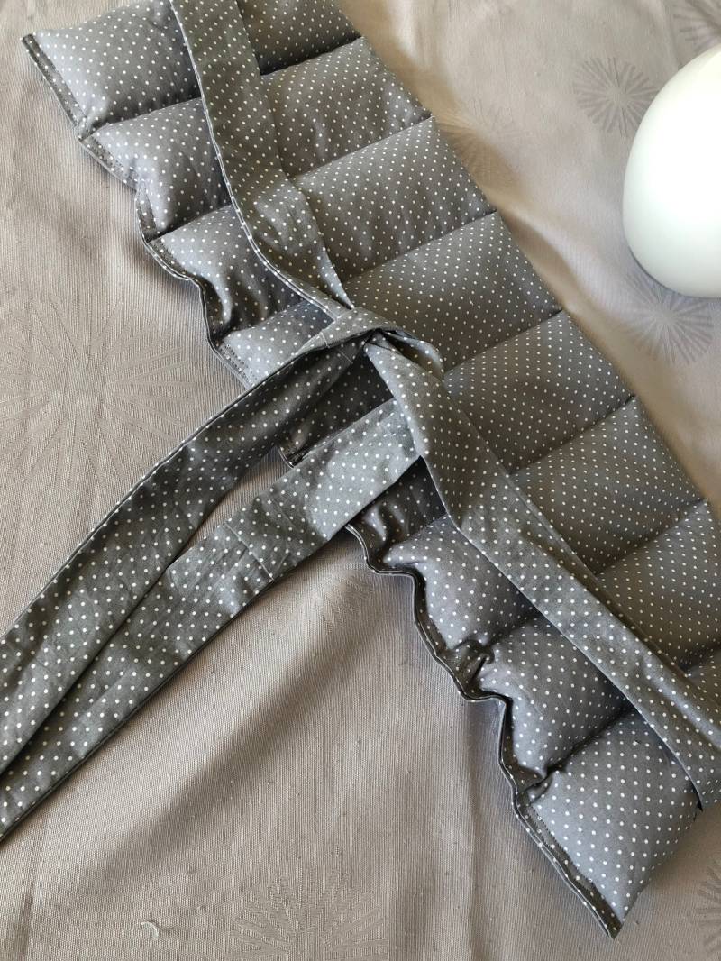 xxl 8-Kammer-Dinkelkissen - Bindbar, Wärmend Für Rücken | Für Erwachsene Ideales Geschenk Mama & Papa von Etsy - DerRoteFaden