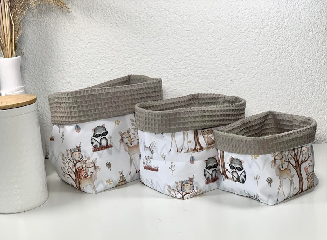 Waldfreunde Werkzeuge Mit Waffeleisen Zum Abziehen Von 3 Lagen. Groß - Aufbewahrungskörbchen/Kinderzimmer Windmühlen Handarbeit Waldfreunde Werkzeuge Mit Waffeleisen Zum Abziehen Von 3 Lagen. Groß - Aufbewahrungskörbchen/Kinderzimmer Windmühlen Handarbeit von Etsy - DesignBabyInsel
