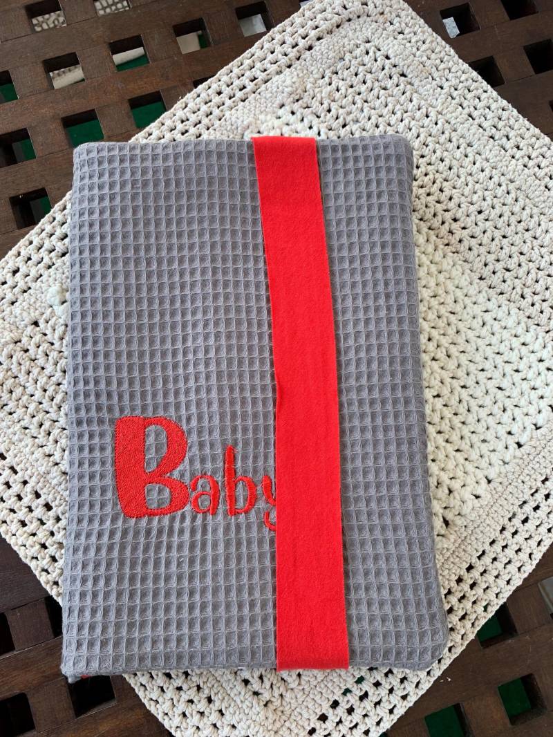 Wickeltasche Windeltasche Grau Mit Namen/Kinderzimmer Handmade von Etsy - DesignBabyInsel