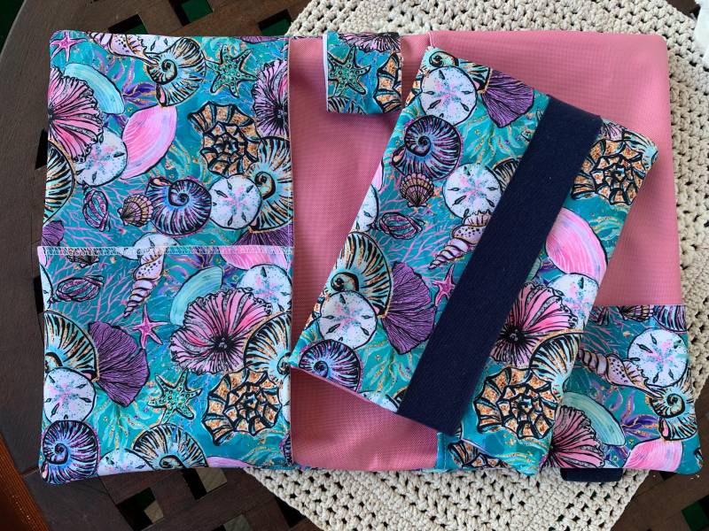 Wickeltasche Windeltasche See-Welt/Kinderzimmer U-Heft Gratis, Aus Softshell Wasserdicht von Etsy - DesignBabyInsel