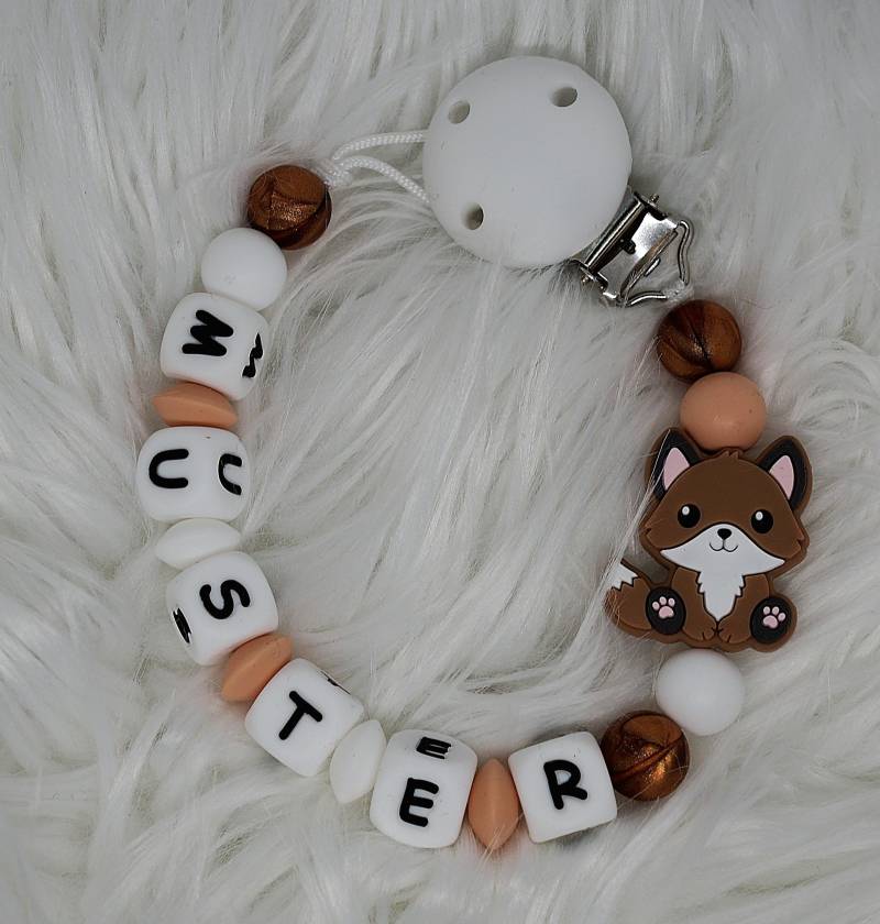Schnullerkette Fuchs Mit Namen von Etsy - DesignDebi