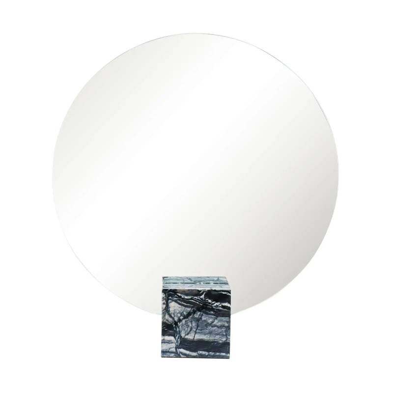 Tischspiegel - Mit Marmorständer Tischkosmetikspiegel Emerveillé von Etsy - DesignWeltDeko