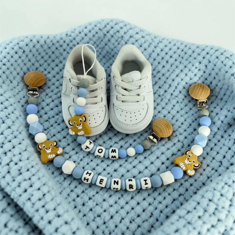 Schnullerkette/Kinderwagenkette Simba -König Der Löwen von Etsy - DesignbyLeaDE