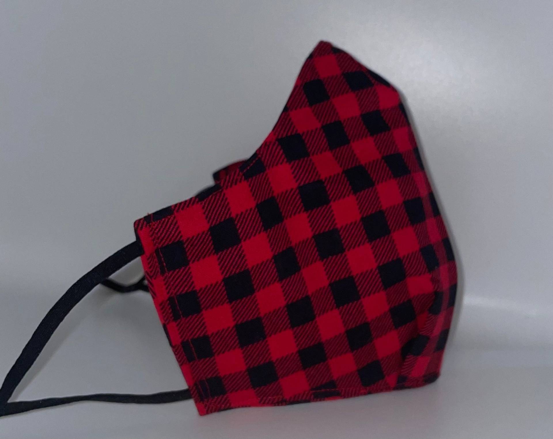 Rot Schwarz Karierte Gesichtsmaske | Unisex Büffel Karo Urlaub Nasendraht Waschbar Rot Schwarz Karierte Gesichtsmaske | Unisex Büffel Karo Urlaub Nasendraht Waschbar von Etsy - DesignsByJMoB