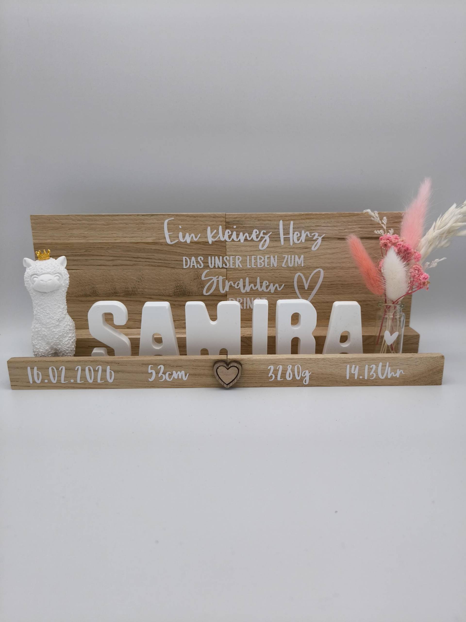 Babygeburtsgeschenk Elephant Alpaka Mit Geburtsdaten Und Namen Zur Dekoration von Etsy - Detailverzaubert