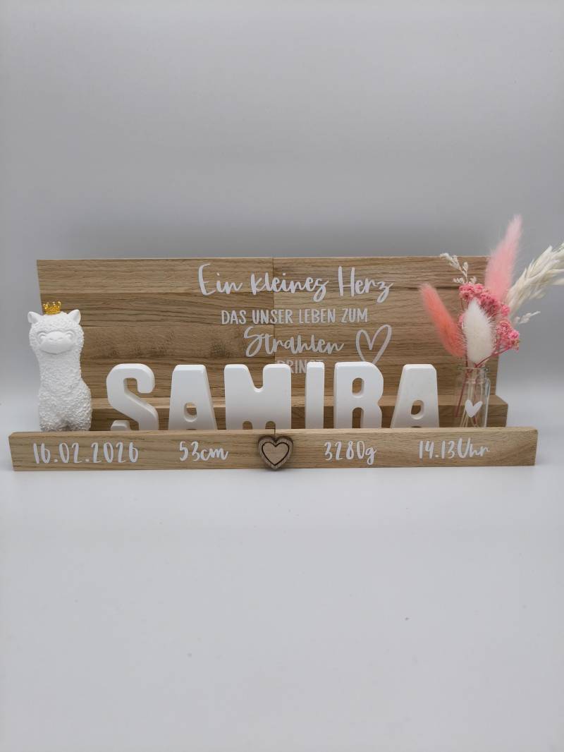 Babygeburtsgeschenk Elephant Alpaka Mit Geburtsdaten Und Namen Zur Dekoration von Etsy - Detailverzaubert