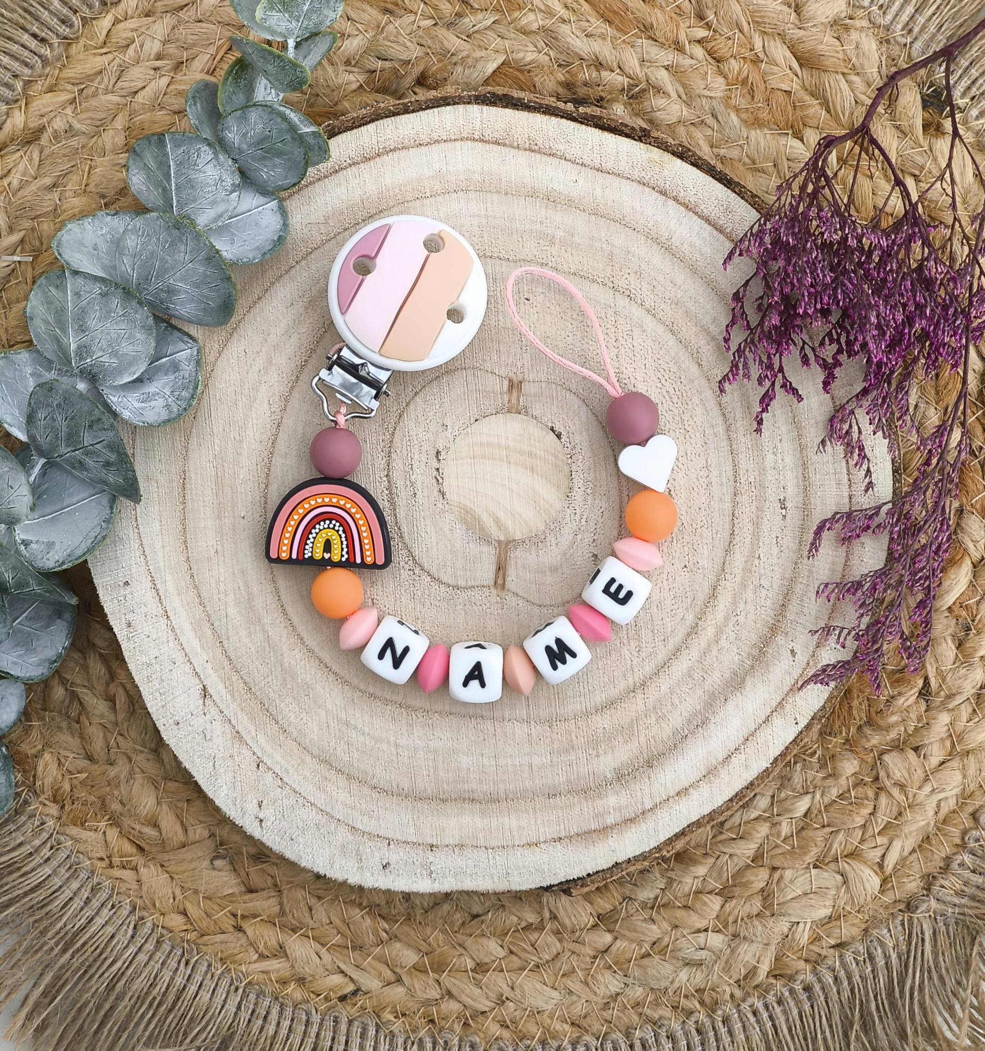 Schnullerkette " Boho Personalisiert Mit Namen Inkl. Geschenkbeutel Wunschtext Als Aufdruck Schnullerkette " Boho Personalisiert Mit Namen Inkl. Geschenkbeutel Wunschtext Als Aufdruck von Etsy - Dewuna