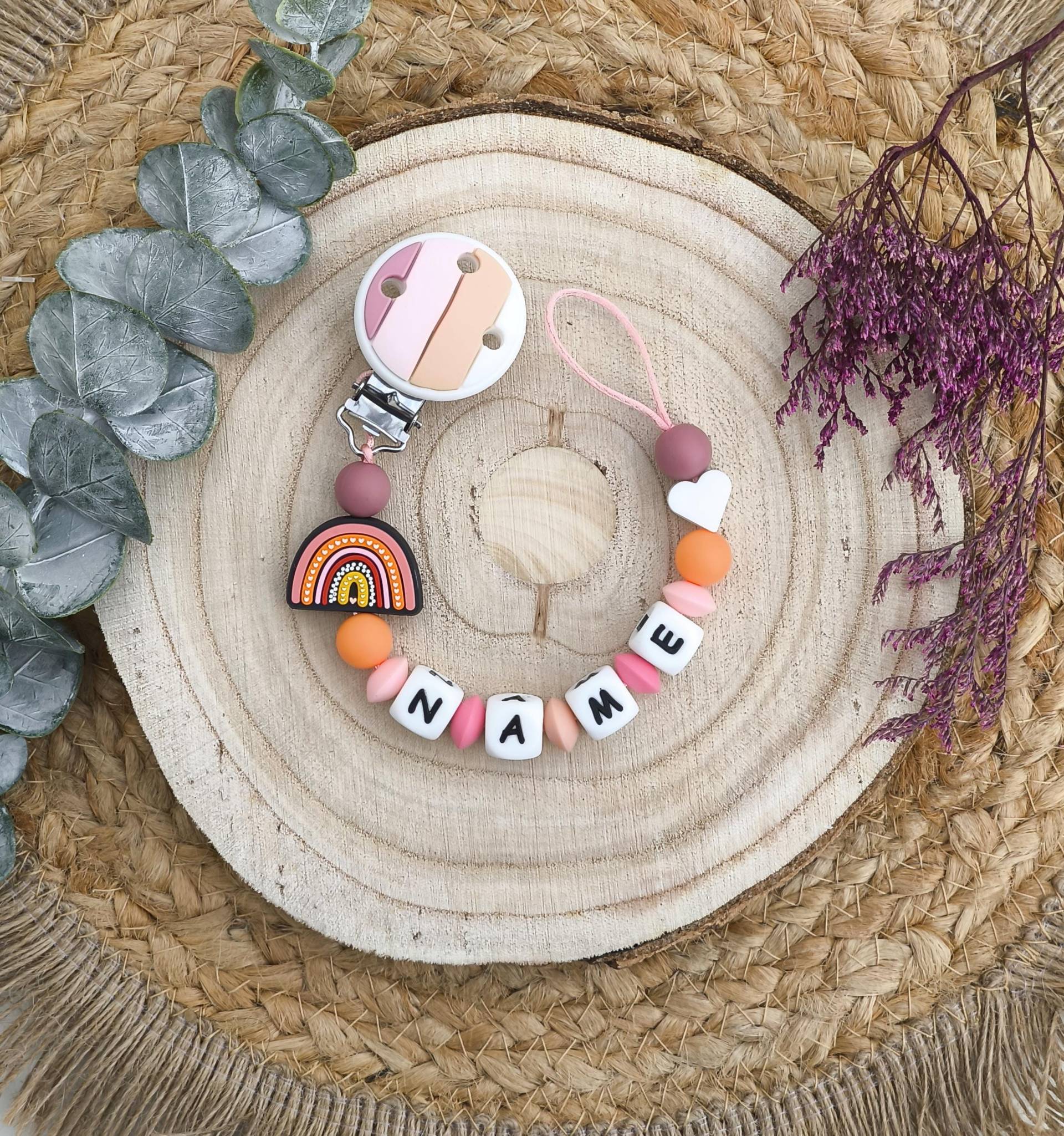 Schnullerkette " Boho Personalisiert Mit Namen Inkl. Geschenkbeutel Wunschtext Als Aufdruck Schnullerkette " Boho Personalisiert Mit Namen Inkl. Geschenkbeutel Wunschtext Als Aufdruck von Etsy - Dewuna