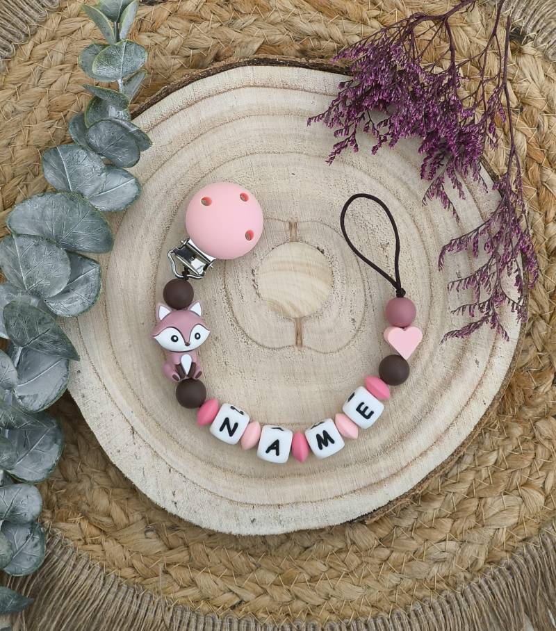 Schnullerkette " Fuchs Personalisiert Mit Namen Inkl. Geschenkbeutel Wunschtext Als Aufdruck von Etsy - Dewuna