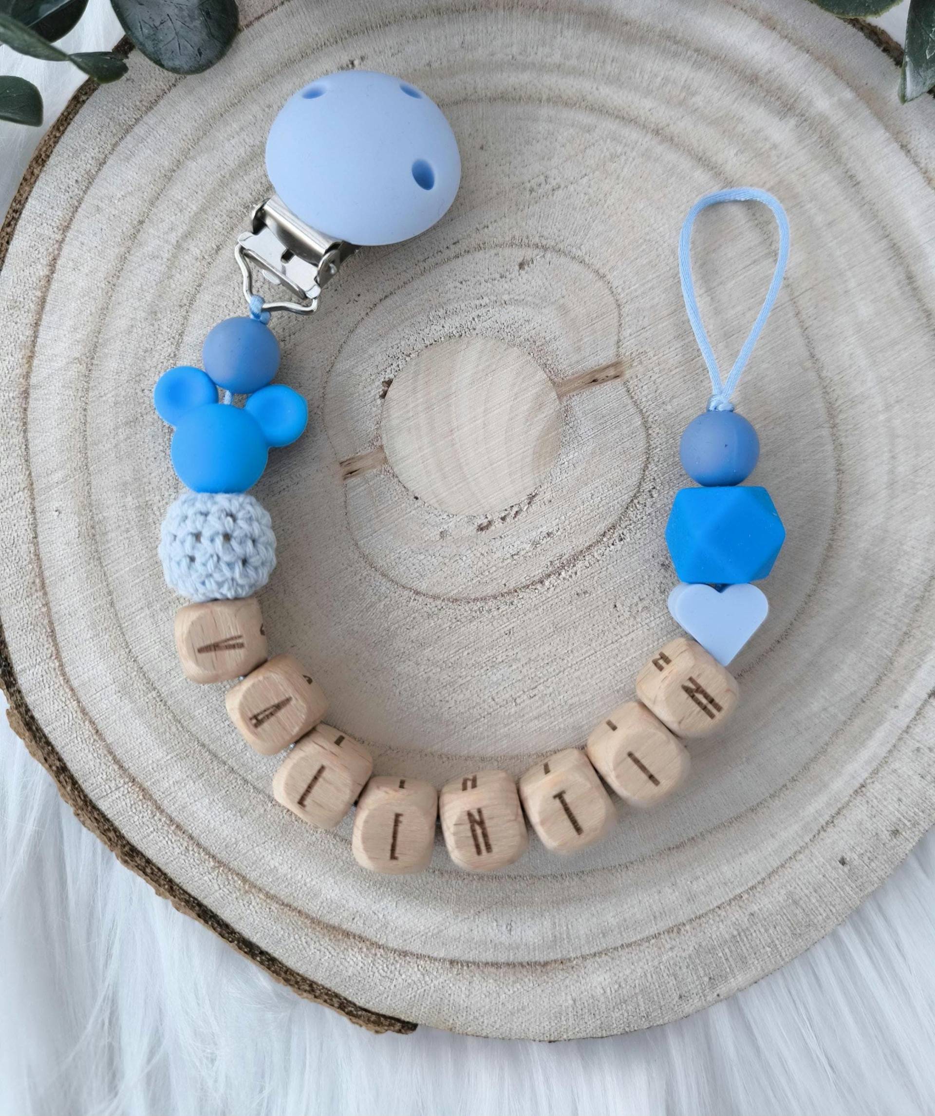 Schnullerkette Personalisiert Mit Namen Holz Und Silikonperlen Inkl. Geschenkbeutel Wunschtext Als Aufdruck Schnullerkette Personalisiert Mit Namen Holz Und Silikonperlen Inkl. Geschenkbeutel Wunschtext Als Aufdruck von Etsy - Dewuna