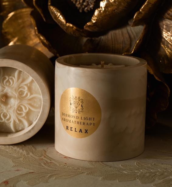 Entspannen Sie Sich Aromatherapie-Kerze von Etsy - DiamondLightLuxury