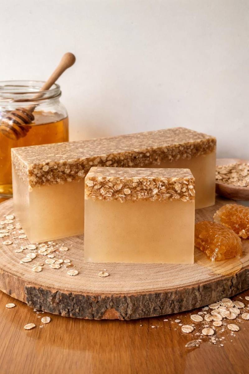 Handgemachte Seife Honig & Haferflocken von Etsy - DianaEinzigARTig