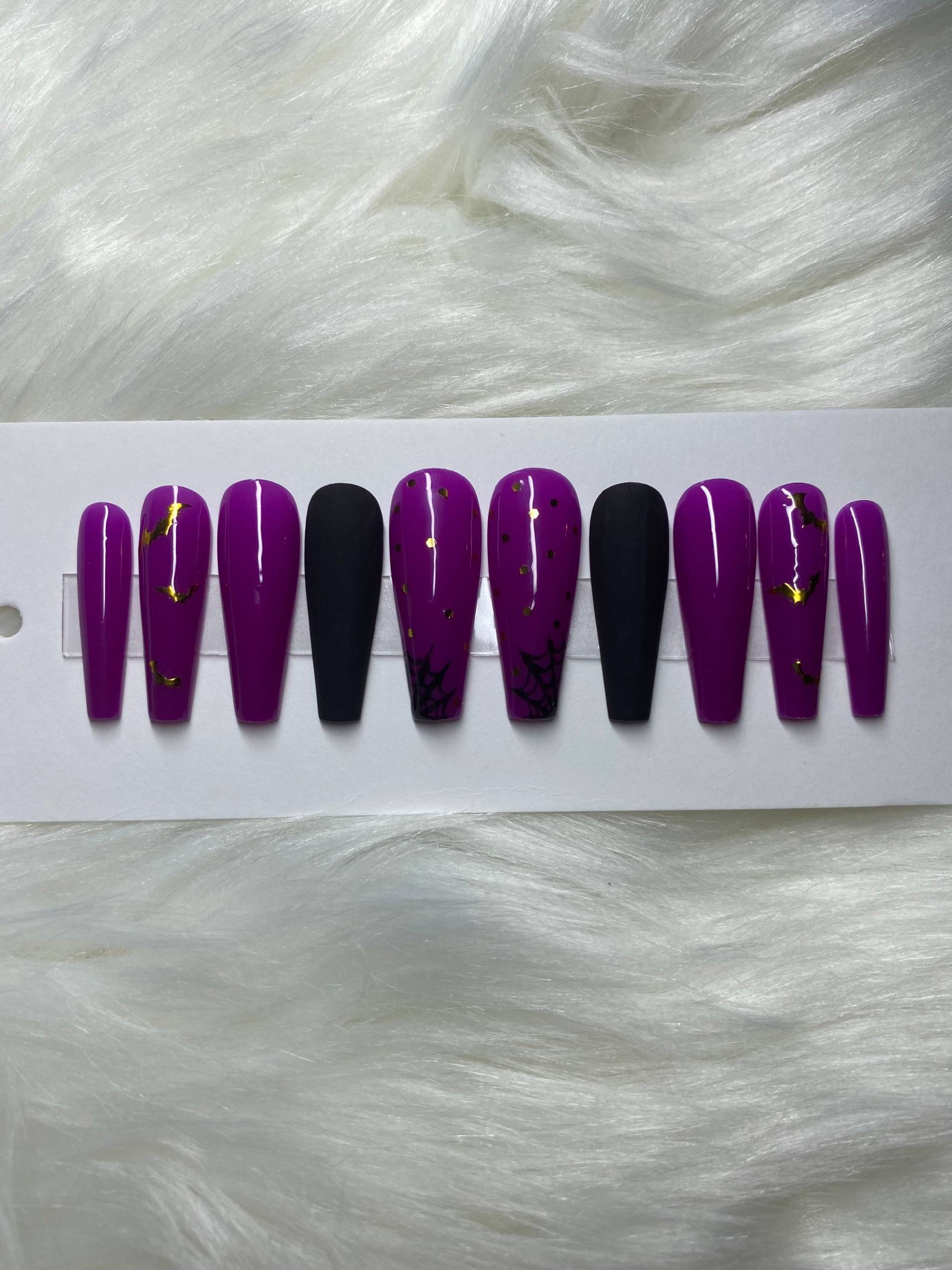 Halloween Press On Nails Halloween Press On Nails von Etsy - Dianailstudio