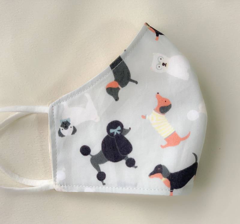 Maske, Hund Print Stoff, Gesichtsmaske, Verstellbare Atmungsaktive 2 Lagige Waschbare Gesichtsmaske von Etsy - DiarysDesign