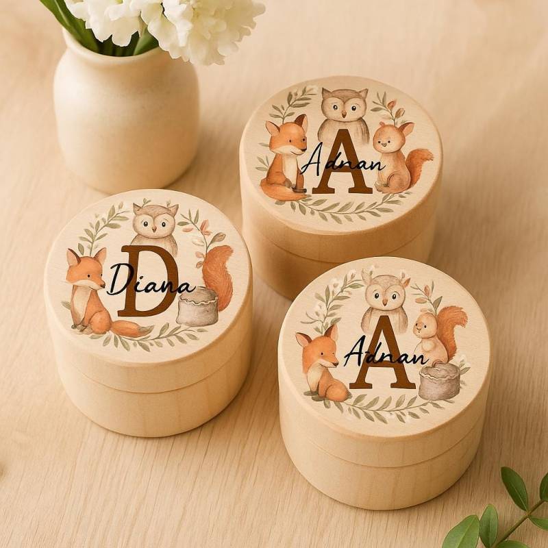 Erste Zahnfee Box - Baby Geschenk, Milchzähne Aufbewahrungsbox, Geschenk Zum 1 von Etsy - DiasGiftLab