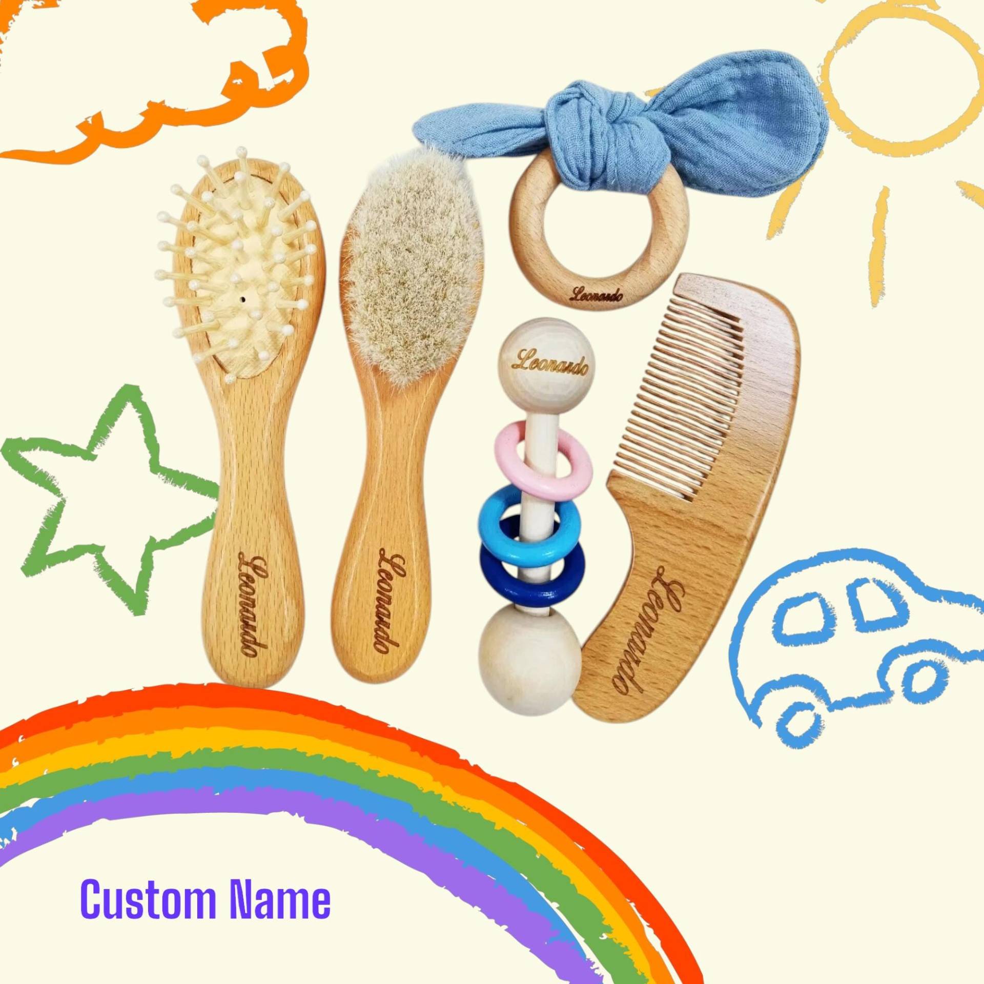 Personalisierter Baby Mädchen Kamm, Naturholz & Wolle Haarbürste, Neugeborenen Bad Und Kopfhaut Massagegerät, Individuelles Babypflege Geschenk Personalisierter Baby Mädchen Kamm, Naturholz & Wolle Haarbürste, Neugeborenen Bad Und Kopfhaut Massagegerät, Individuelles Babypflege Geschenk von Etsy - DiasGiftLab