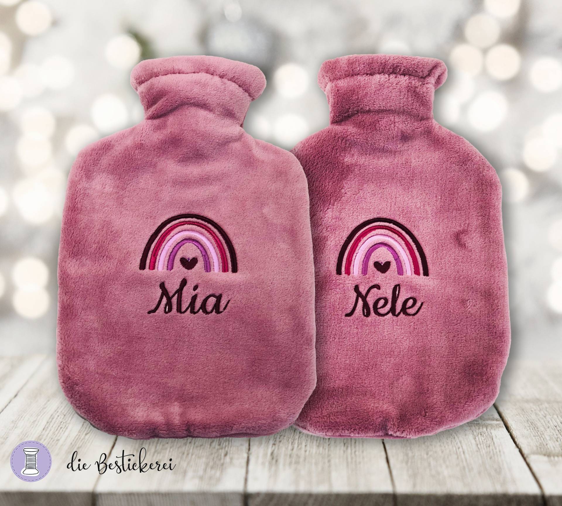 Wärmflaschenbezug Baby Mit Boho Regenbogen Und Namen Bestickt | Personalisiert Kindergröße 0, 8L Wärmflaschenbezug Baby Mit Boho Regenbogen Und Namen Bestickt | Personalisiert Kindergröße 0, 8L von Etsy - DieBestickerei