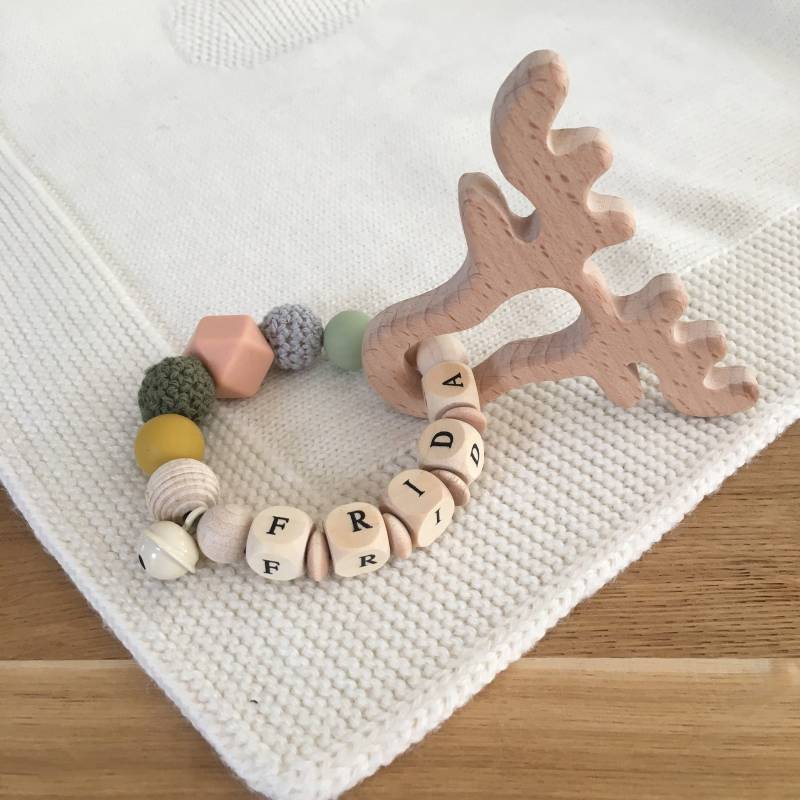 Greifling Mit Namen „Bohemian Elch" Greifling Mit Namen „Bohemian Elch" von Etsy - DieFaedelfreundin