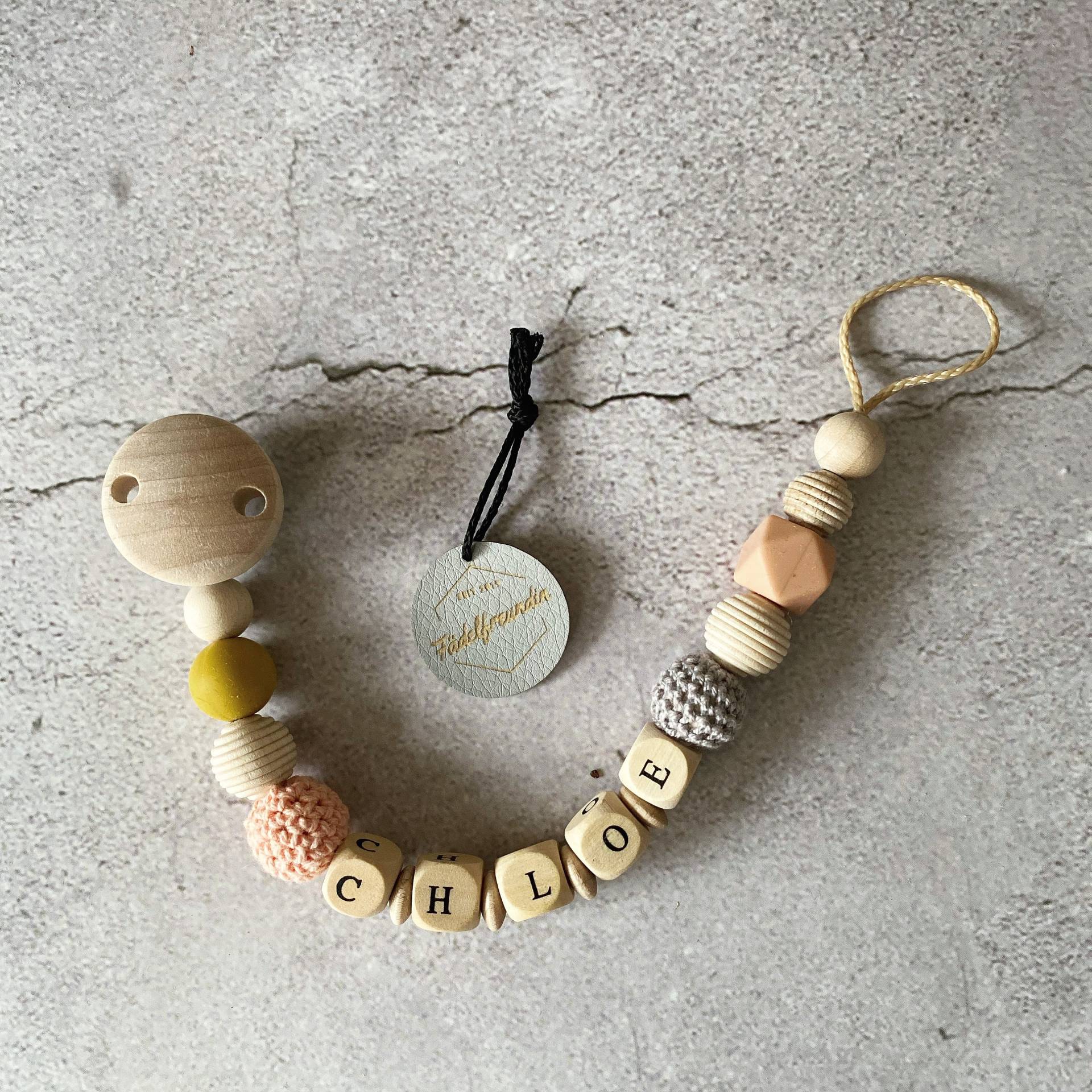 Schnullerkette Mit Name von Etsy - DieFaedelfreundin