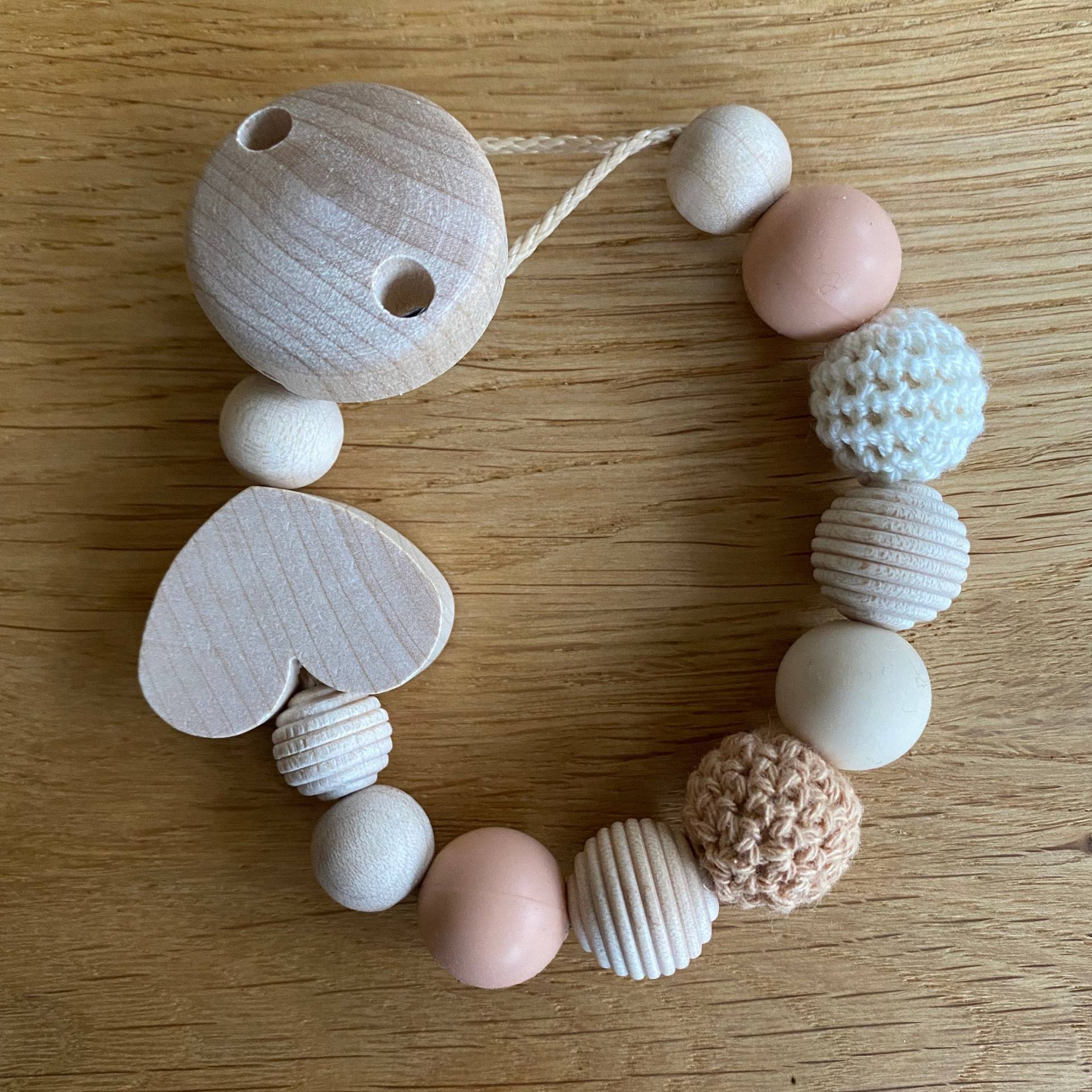 Schnullerkette Peachy Love von Etsy - DieFaedelfreundin