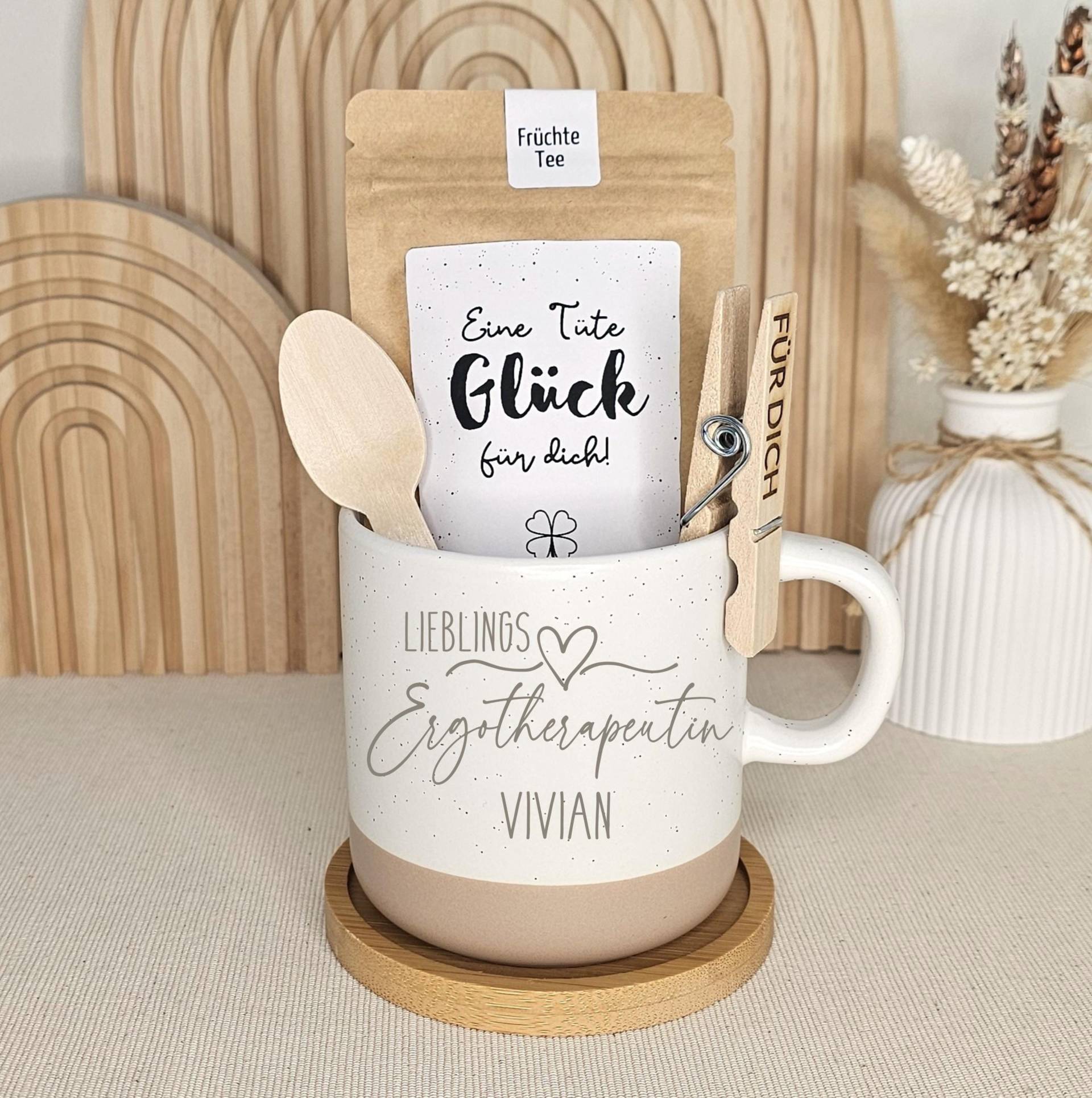 Dankeschön Ergotherapeutin Tasse Graviert Namen Geschenk Set Namenstasse Mit Kaffee Tee Trinkschokolade Geschenkset Personalisiert von Etsy - DieFarbkleckserei123